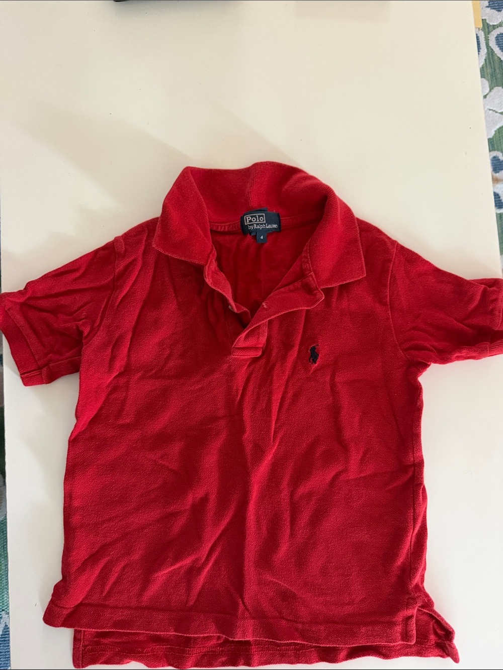 Polo by Ralph Lauren Boys Red Short-Sleeve Polo
